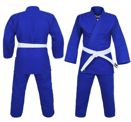 MORGAN DRAGON Blue 1.5 (550Gsm) Judo Weave Martial Arts Uniforms - Judo Uniform