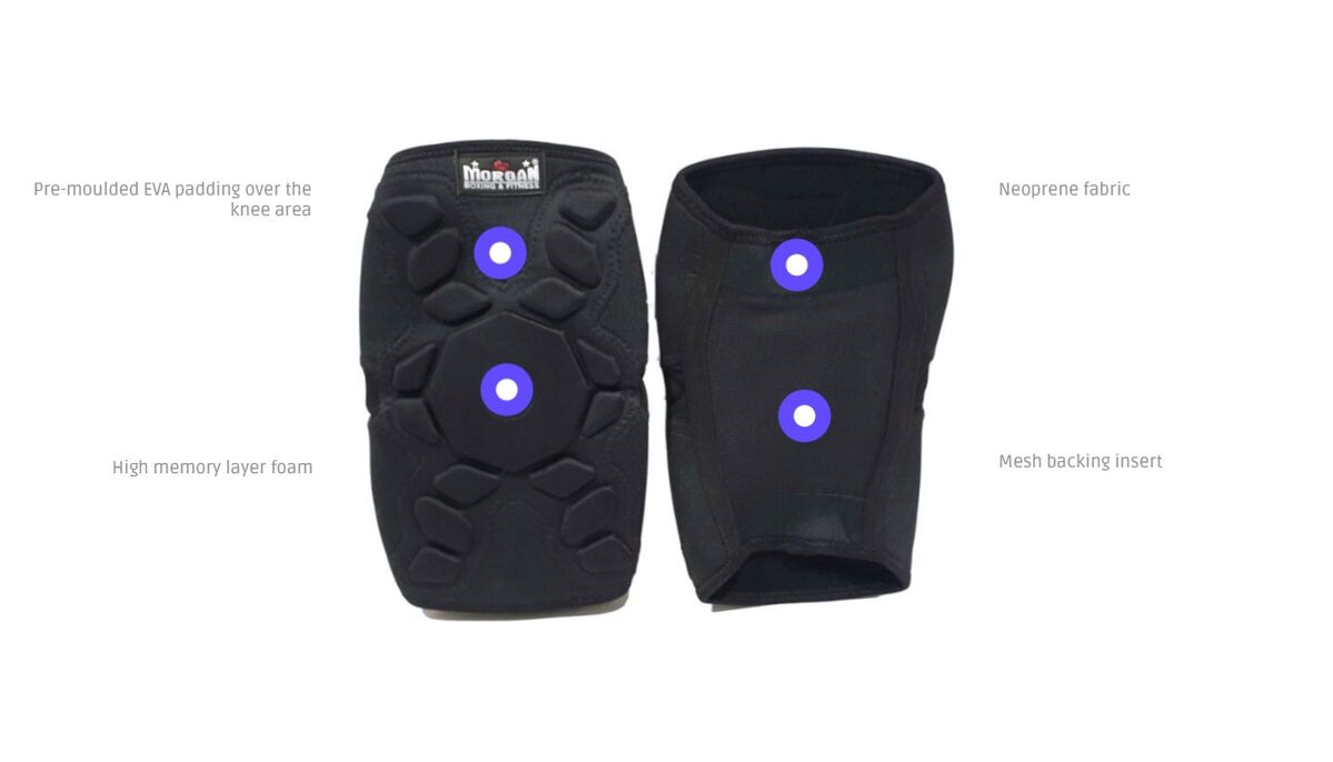 Morgan 'Exolite' Knee Guards in Pair [Senior Size]