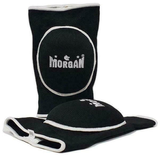 MORGAN Turtle Kickboxing Elbow Knee Guard (Pair) - Boxing & Muay Thai - BLACK