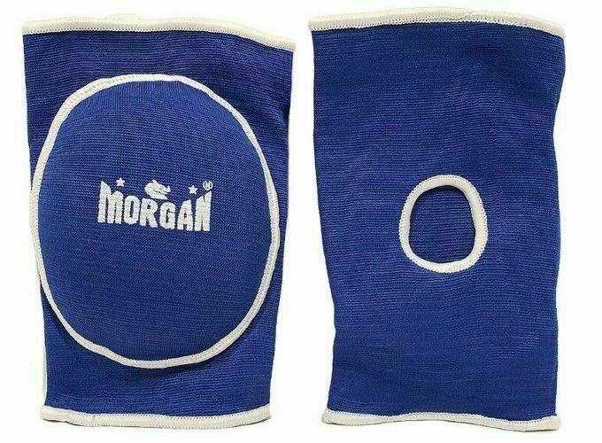 MORGAN Turtle Kickboxing Elbow Knee Guard (Pair) - Boxing & Muay Thai - Blue
