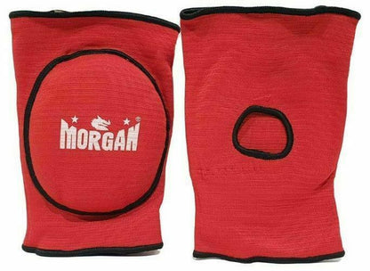 MORGAN Turtle Kickboxing Elbow Knee Guard (Pair) - Boxing & Muay Thai - RED