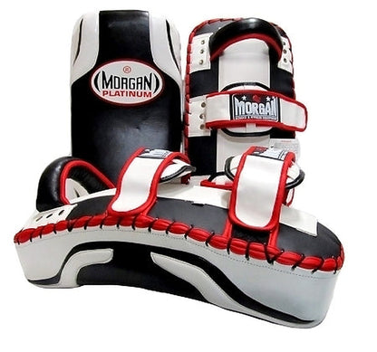 MORGAN Platinum Leather Gel Thai Target Focus Pads (Pair)