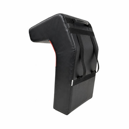 Morgan Advanced Contact and Tackle Training Shield rear view showing straps and handle