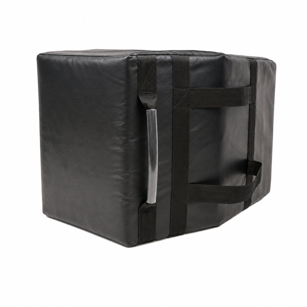 Morgan Advanced Contact and Tackle Training Shield flat rear view showing securing straps