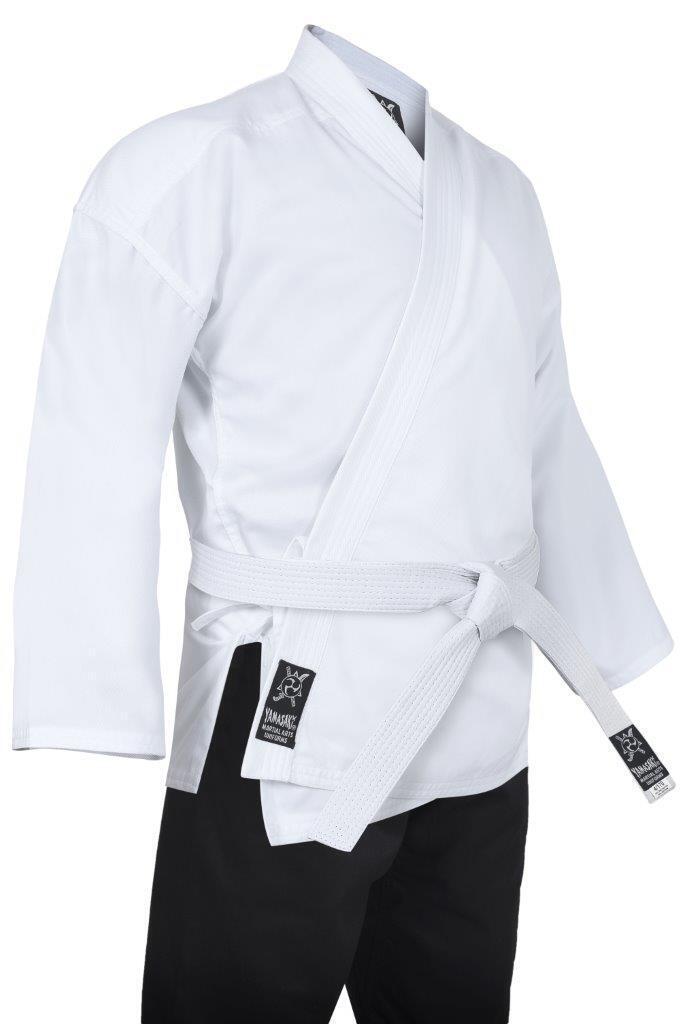 MORGAN YAMASAKI Pro Salt & Pepper Karate Uniform (10Oz) - Karate Uniform