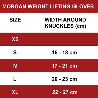 MORGAN Leather & Mesh Weight Gloves - Lifting Gloves