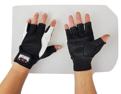 MORGAN Leather & Mesh Weight Gloves - Lifting Gloves