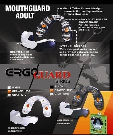 MORGAN Sirius 3 Layer Gel Mouth Guards - Boxing Mouthguard
