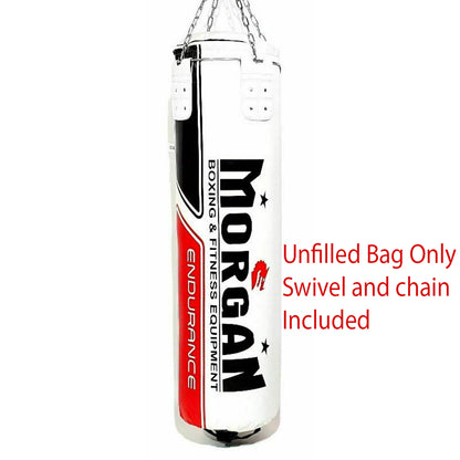 MORGAN V2 Endurance Foam Lined XL Heavy Punch Bag Unfilled (4Ft X 42Cm Diameter)