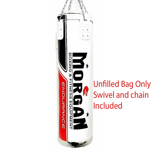 MORGAN V2 Endurance Foam Lined XL Heavy Punch Bag Unfilled (5Ft X 42Cm Diameter)