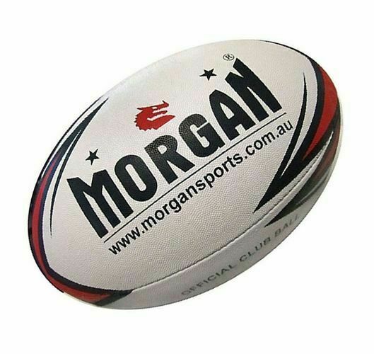 MORGAN 3-Ply Club Rugby Ball - Boxing & Martial Arts