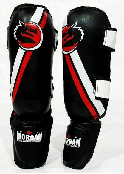 MORGAN V2 Classic Shin Guard Protector Muay Thai & Instep - Shin Guards