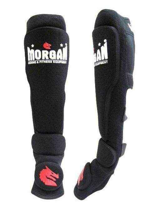 MORGAN V2 Neoprene Muay Thai Shin Guard Protector And Instep - Shin Guards