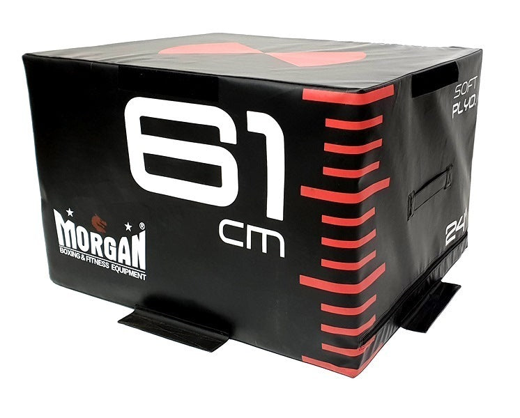 MORGAN Hd Modular Plyo Box 12" + 18" + 24" (Set Of 3) Fitness Jump Excercise