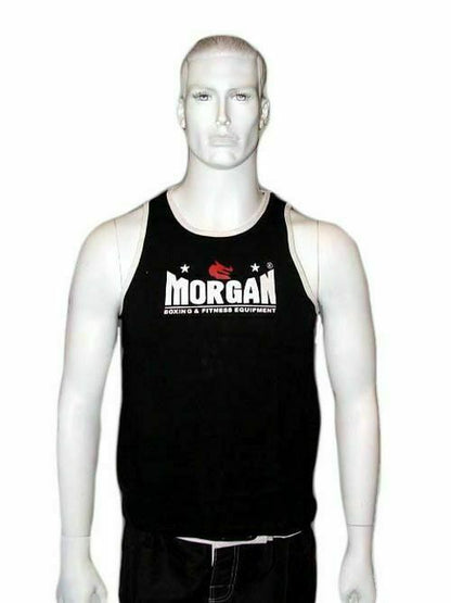 MORGAN BOXING MUAY THAI MMA Training Singlet - Black - Boxing & MMA Shorts