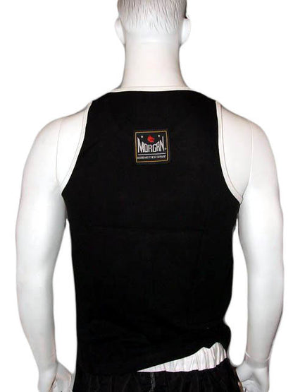MORGAN BOXING MUAY THAI MMA Training Singlet - Black - Boxing & MMA Shorts