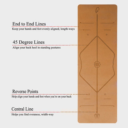 MORGAN Natural Cork Yoga Mat