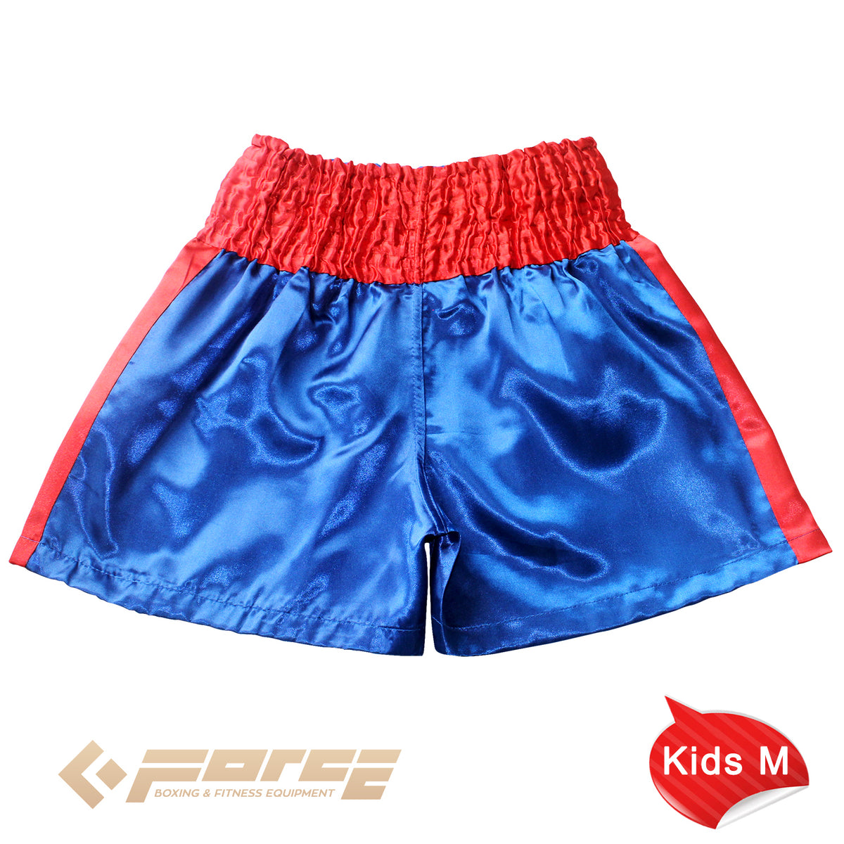 Kid Boxing Short Trunks Satin 2XS-M Light Blue