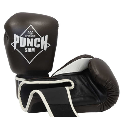 BOXING GLOVES - Siam™ - LEATHER - 12OZ - CHOCOLATE