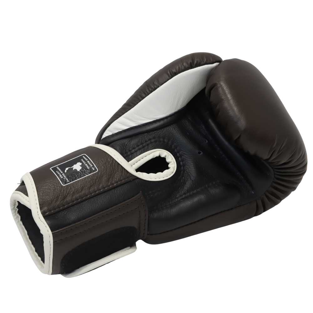 BOXING GLOVES - Siam™ - LEATHER - 12OZ - CHOCOLATE