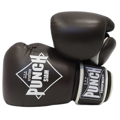 BOXING GLOVES - Siam™ - LEATHER - 12OZ - CHOCOLATE