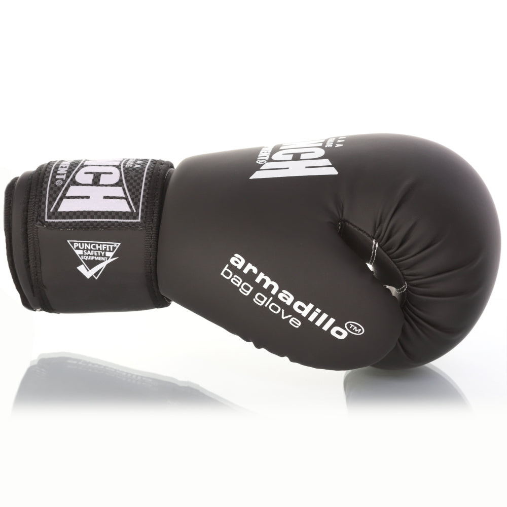 BAG GLOVES - Armadillo™ SAFETY - MATT BLACK-12oz