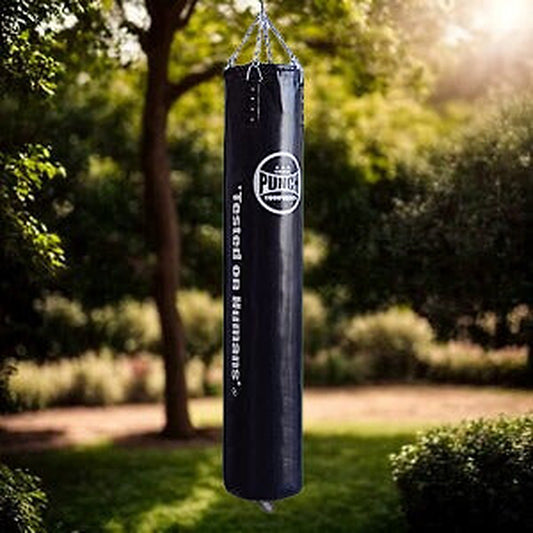BOXING BAG - Trophy Getters® REFILLABLE - 6FT - BLACK