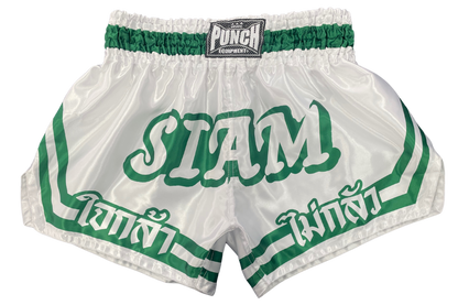 THAI SHORTS - Siam™ - WHITE/GREEN