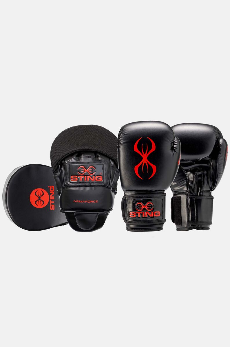 STING Armaforce Boxing Combo Kit — Black/Red