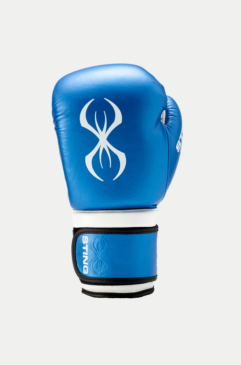 STING Armapro Boxing Glove — White/Blue