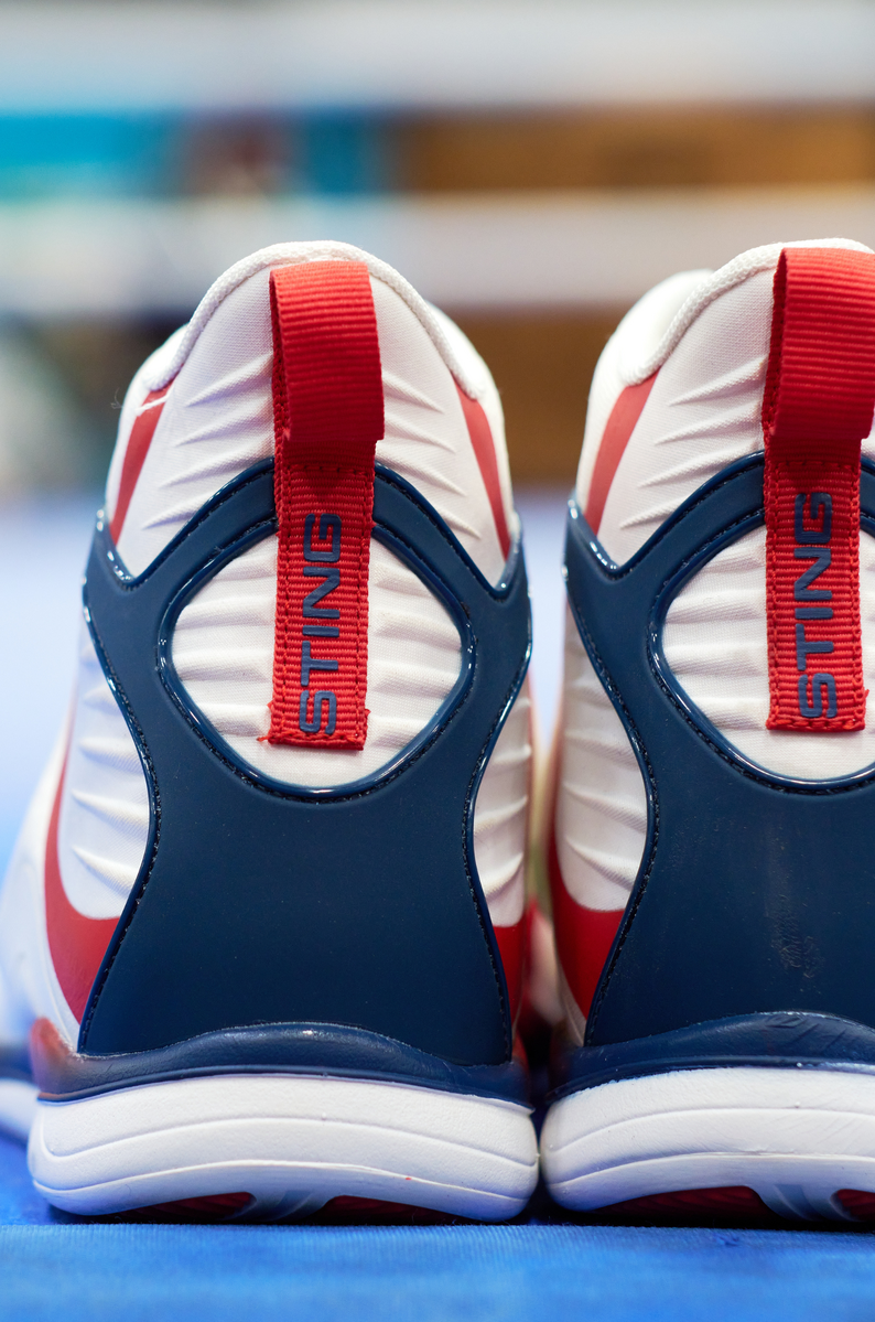 STING Viper Boxing Shoe 2.0 — White/Red/Blue