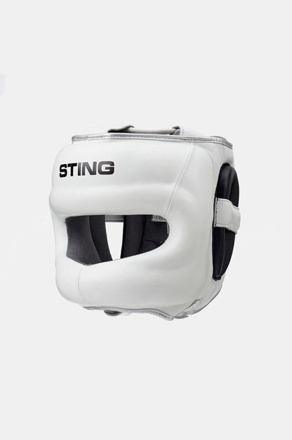 STING Viper X Face Shield — White/Black/Silver