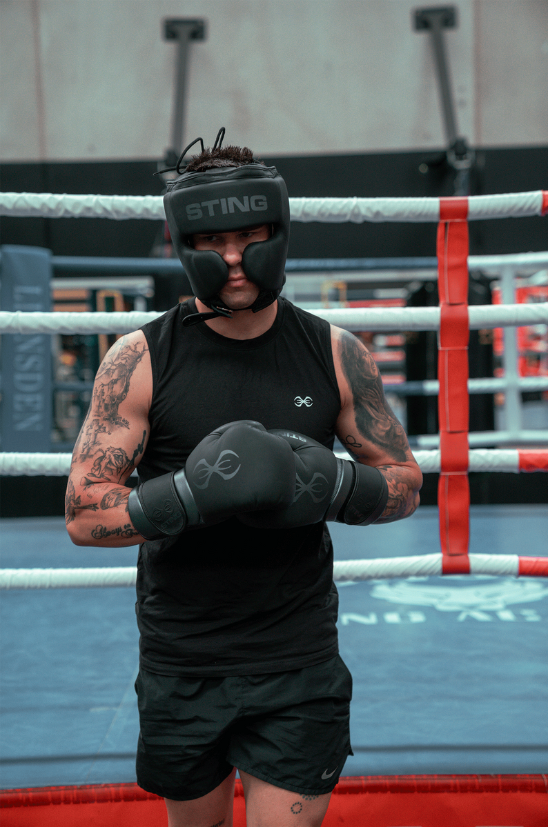 STING Viper X Sparring Glove — Black/Grey