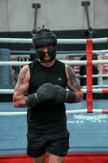 STING Viper X Sparring Glove — Black/Grey