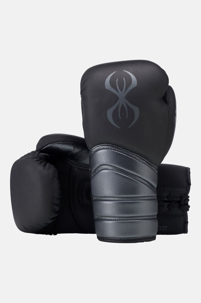 STING Viper X Boxing Gloves Lace Up — Black/Grey