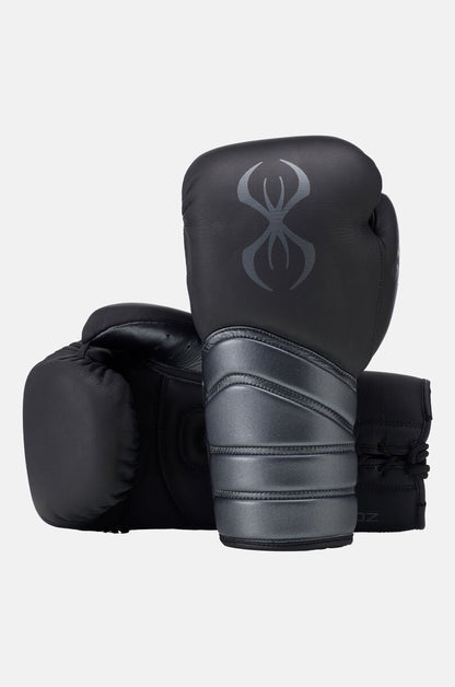 STING Viper X Boxing Gloves Lace Up — Black/Grey