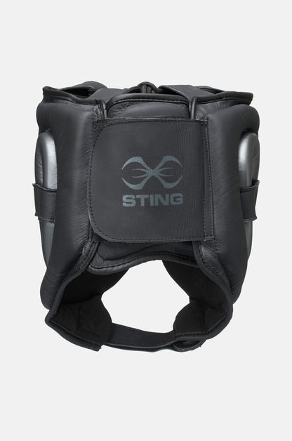 STING Viper Gel Full Face Head Guard — Black/Grey