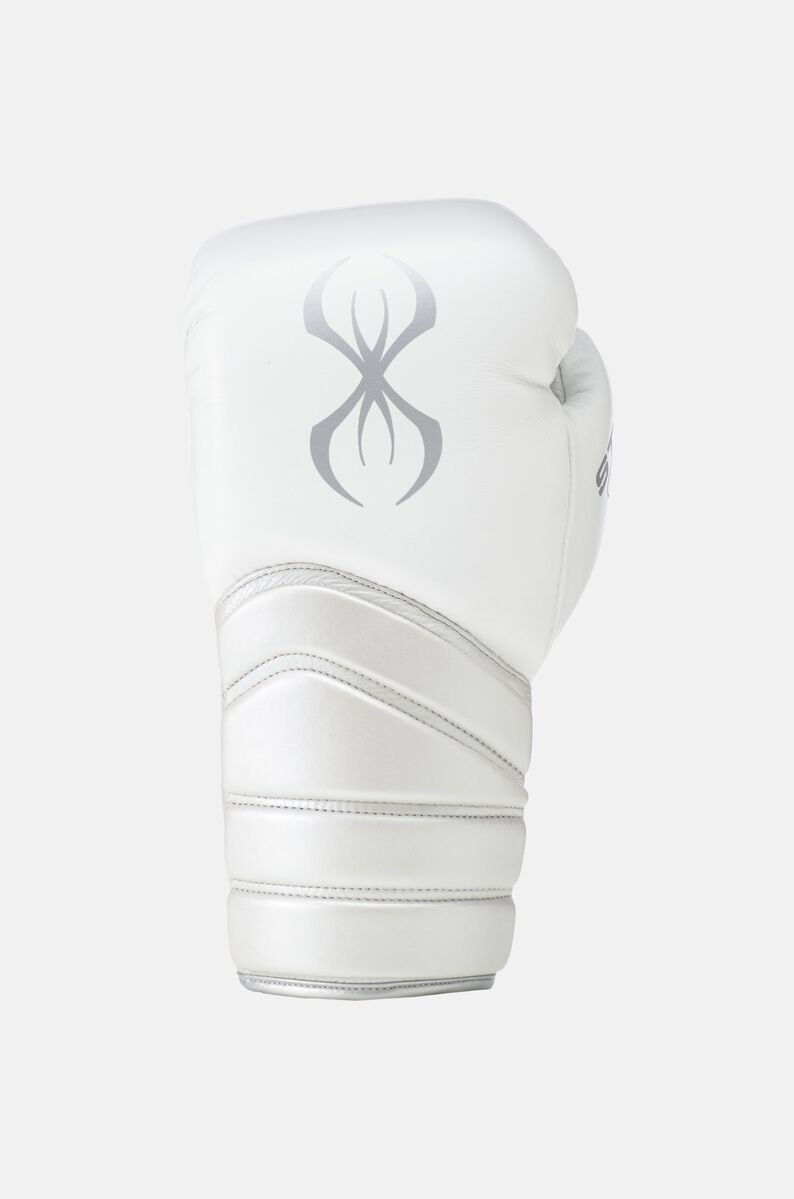 STING Viper X Boxing Gloves Lace Up — White/Silver