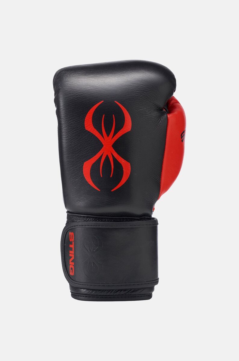 STING Evolution Boxing Glove — Black/Red