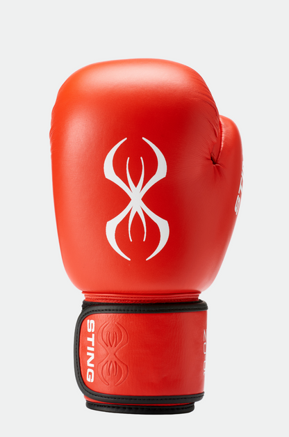 STING World Boxing Approved Competition Boxing Glove — Red