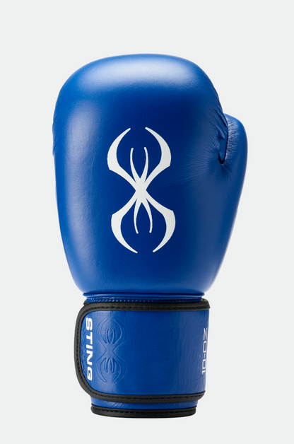 STING World Boxing Approved Competition Boxing Glove — Blue