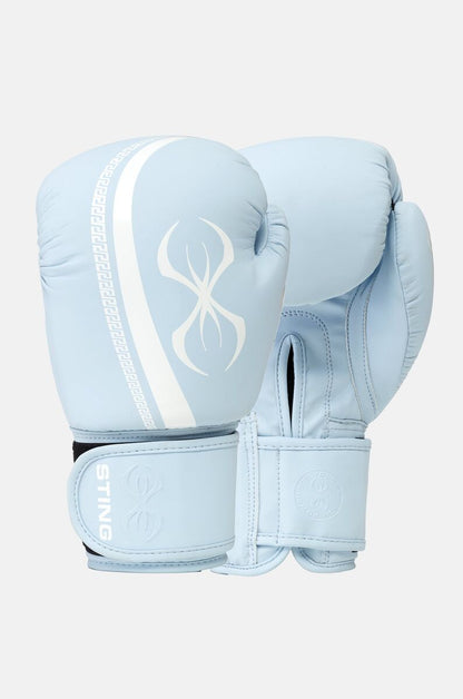 STING Aurora Womens Boxing Glove — Light Blue/White