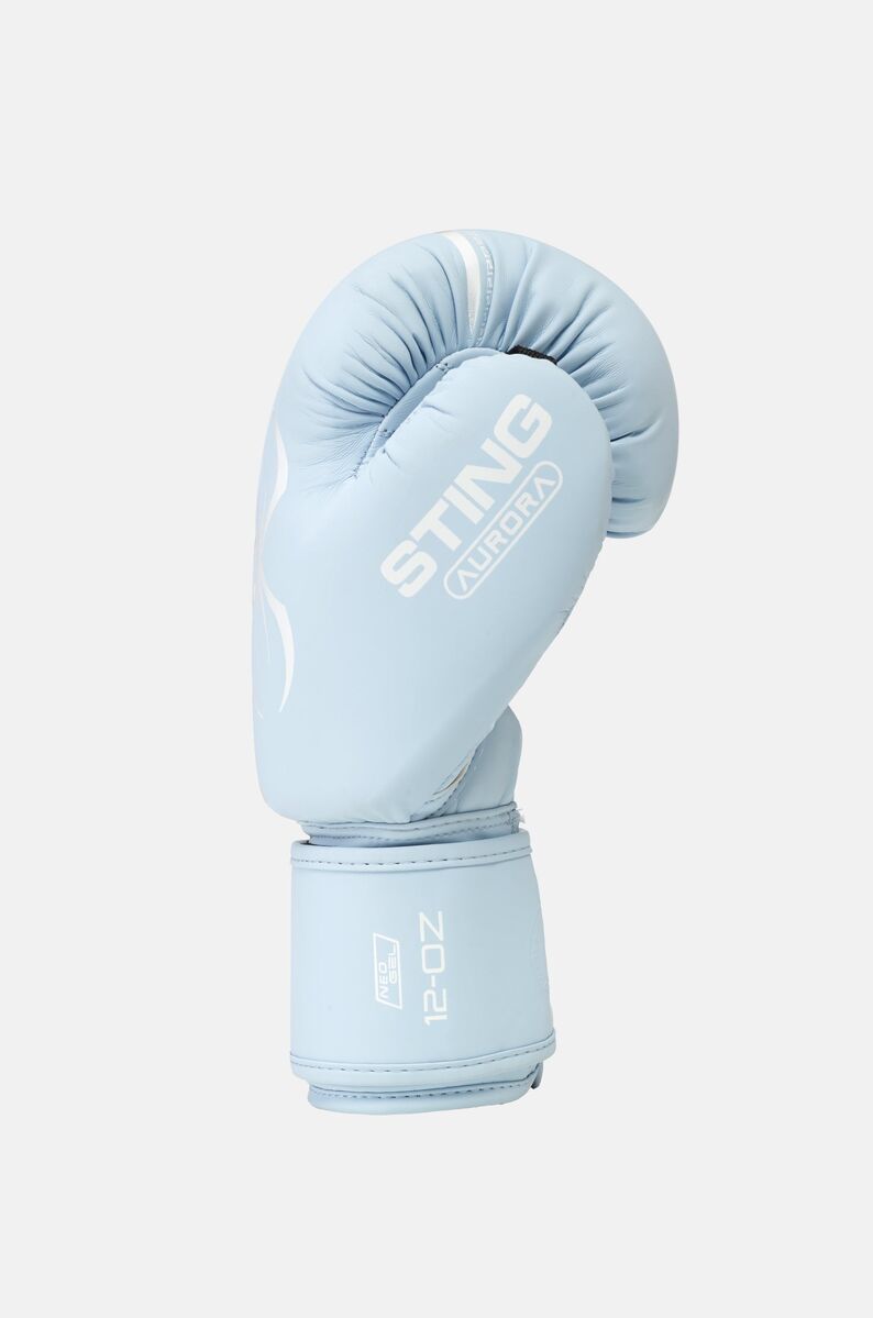 STING Aurora Womens Boxing Glove — Light Blue/White