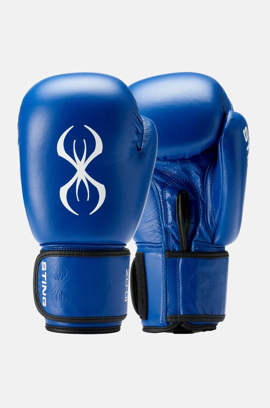 STING World Boxing Approved Competition Boxing Glove — Blue