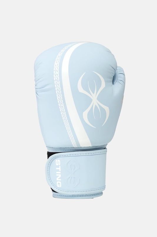 STING Aurora Womens Boxing Glove — Light Blue/White