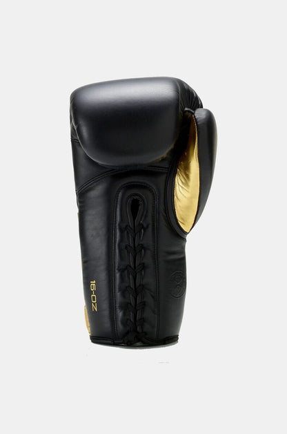 STING Viper X Boxing Gloves Lace Up — Black/Gold