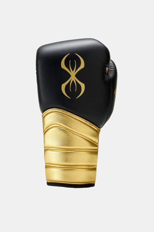 STING Viper X Boxing Gloves Lace Up — Black/Gold
