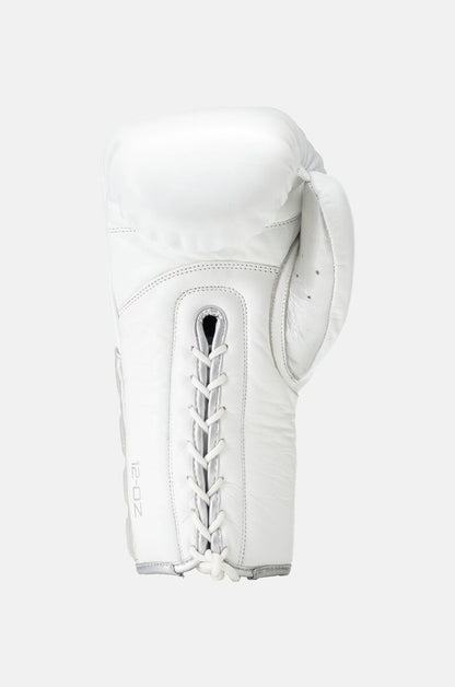 STING Viper X Boxing Gloves Lace Up — White/Silver