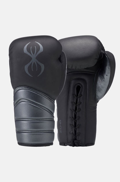 STING Viper X Boxing Gloves Lace Up — Black/Grey