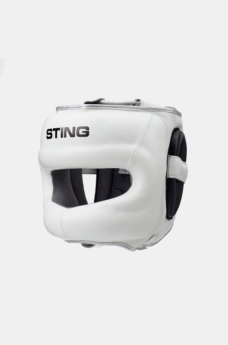 STING Viper X Face Shield — White/Black/Silver